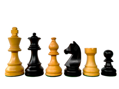 Wooden Handmade Chess Pieces Set Size 3.75'' Inch for Big Chess Board, Chess Coin