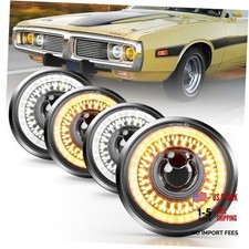 4PCS 5-3/4 Inch LED Headlights DOT Approved 12V/24V 5.75 LED Headlight M-8-4PCS