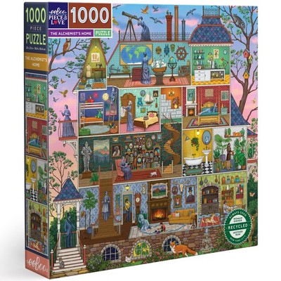 Garden Puzzle für Erwachsene, 1000 Teile   Das Haus des Alchemisten, PZTAST