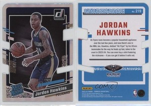2023 Donruss Rated Silver Press Proof Die-Cut /75 Jordan Hawkins #219 Rookie RC
