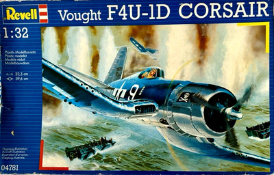 Revel 1:32 Vought F4U-1D Corsair Model Kit New Open Box Sealed Parts