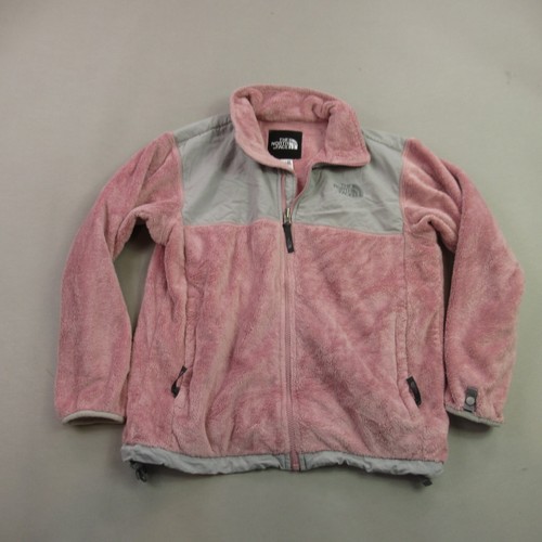 North Face Jacket Girls Large Long Sleeve Full Zip Lightweight Outdoor Fleece