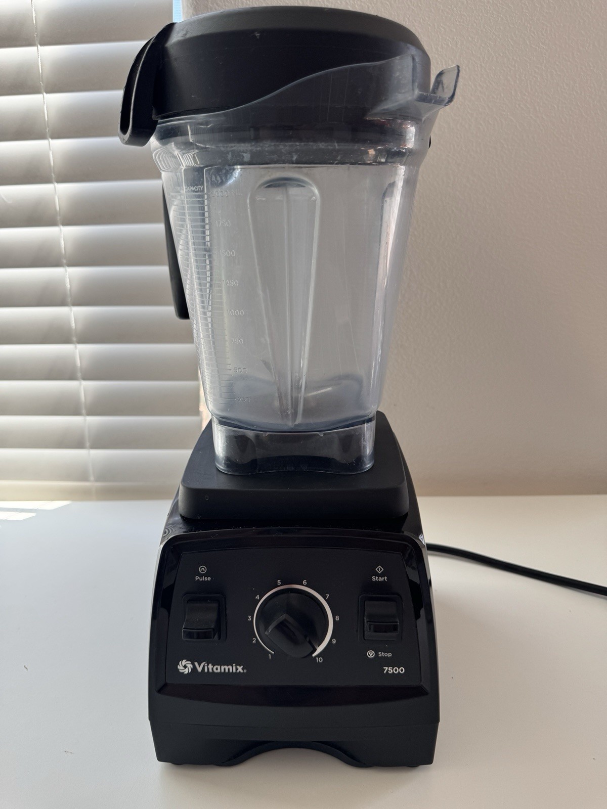 Vitamix 7500 Blender VM0158 Black Full Size Tested Working w