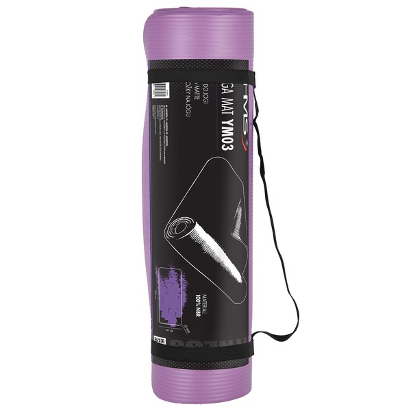 Hms Yogamatte Lila Fitnessmatte Pilates Gymnastik-image