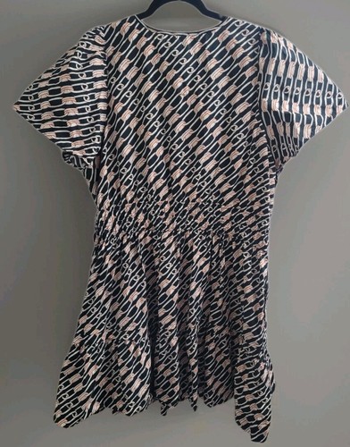 Anthropologie The Somerset Minikleid Größe 3X maritim Seildruck 100 % Baumwolle - Bild 11 von 11