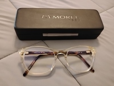 NEW MOREL 1880 60092M DD06 CLEAR GOLD HAVANA FRAMES ONLY EYEGLASSES 51-19
