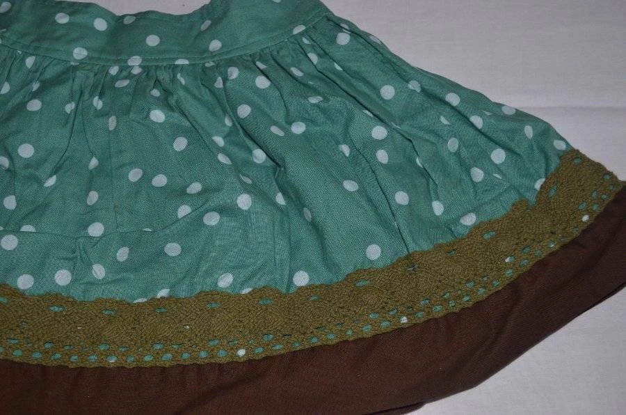 Falda Persnickety Niñas Otoño Talla 6 Pinos Esmeralda Hecha en EE. UU. Foto 3 de 3