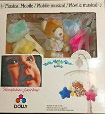 Teddy Beddy Bear  Friends Stars Musical Mobile Baby Crib Nursery Vtg 1996 DOLLY