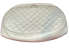 Susan Gail Vintage Quilted White Leather Clutch Purse Made In Spain(e2368)