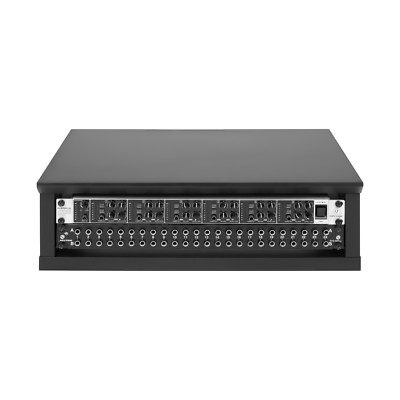 Gator Frameworks Elite Furniture Series 2U Wood Desktop Studio Rack; Black