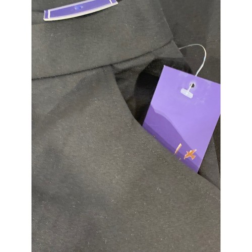 Lark+Grey Wide Leg Career Pants High Waist Stretch Black 2XL - Picture 9 of 10