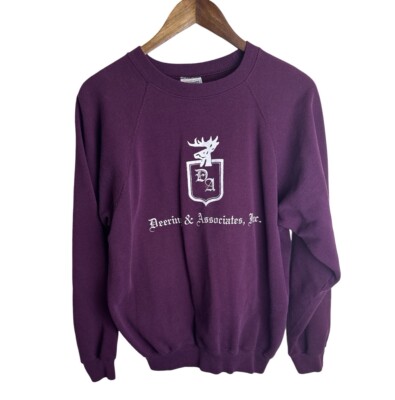 Vintage 80 s Deering & Associates Inc Crewneck Sweatshirt Size Large