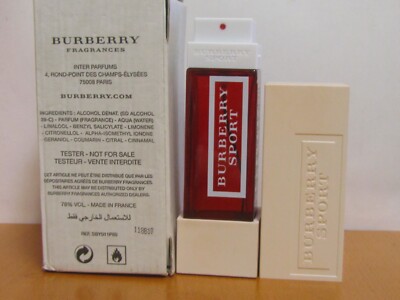 Burberry Sport By Burberry Perfume Women 2.5oz/75ml Eau De Toilette Spray Tester