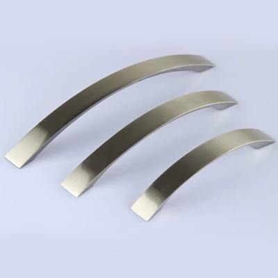 1-200 Cabinet Pulls Kitchen Dresser Nickle Handle Hardware Stainless Steel Knobs