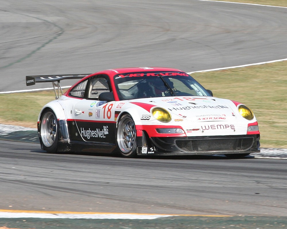 2008 Petit Le Mans IMSA ALMS No.18 Porsche 911 GT3 RSR 8x10 Photo
