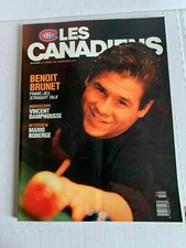 Les Canadiens Magazine #5 -1993-1994 BENOIT BRUNET Montreal Canadiens NHL