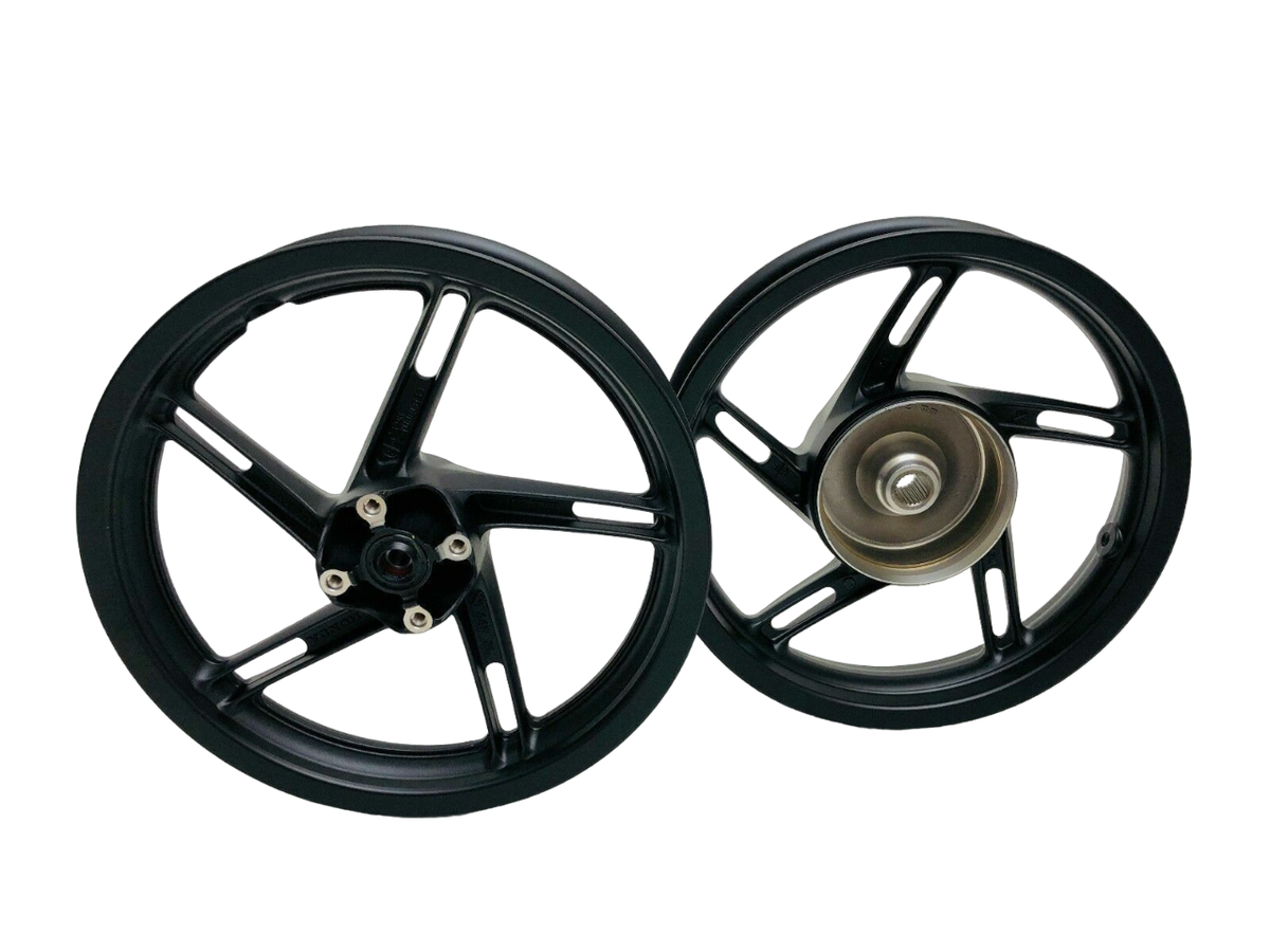 Pair Rim Wheels Honda PCX 125 150 Years 2010-2017 Black New | eBay