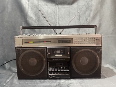 Vintage Rare SHARP GF-9595 Radio Cassette Player *Partially