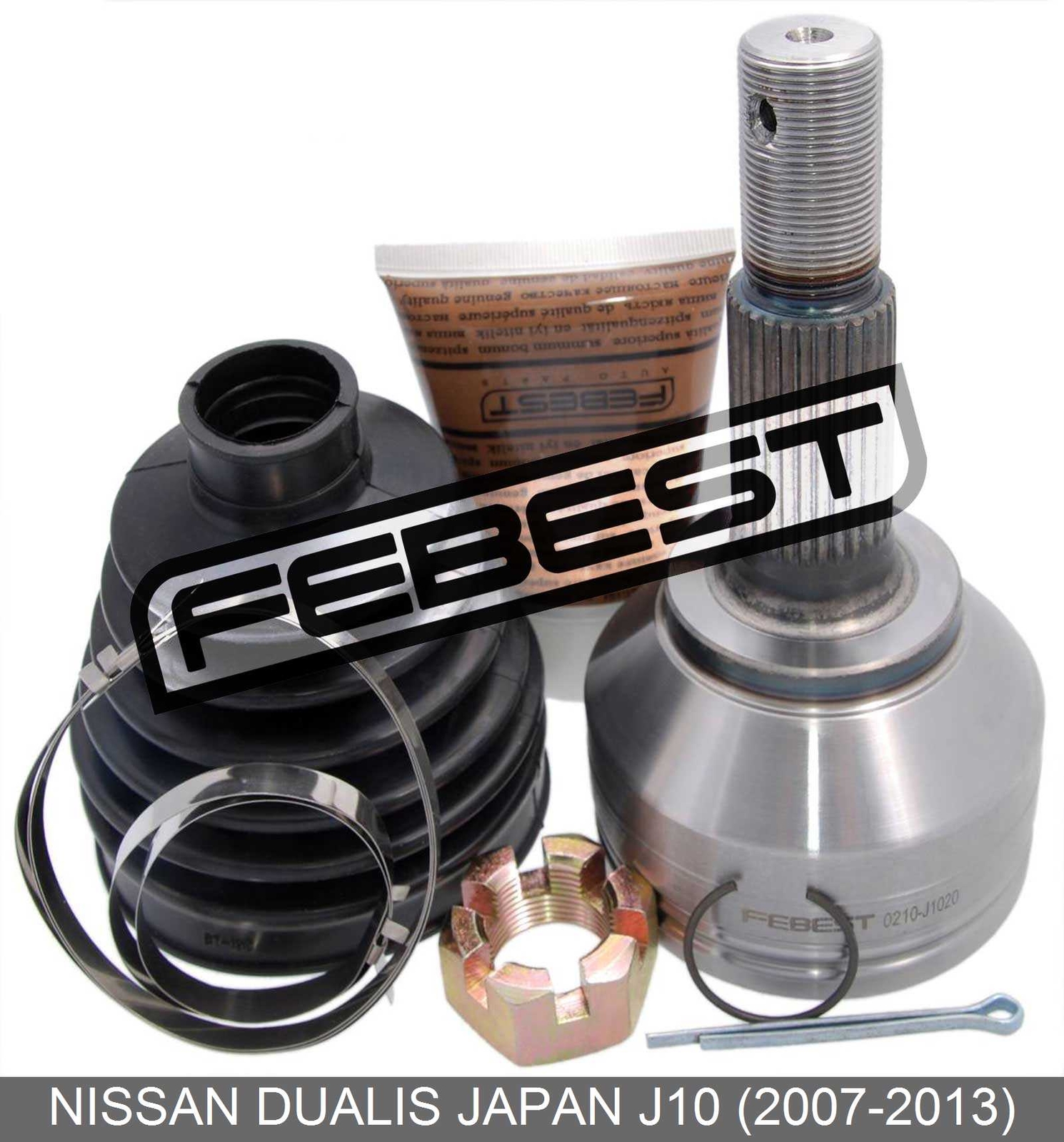 Constant velocity joint for Nissan DUALIS (J10/JJ10) 02.2007