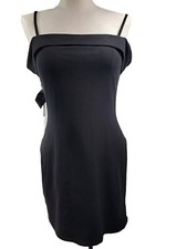 NWT Nasty Gal x After Party Women LBD Little Black Dress L Sexy Stretch