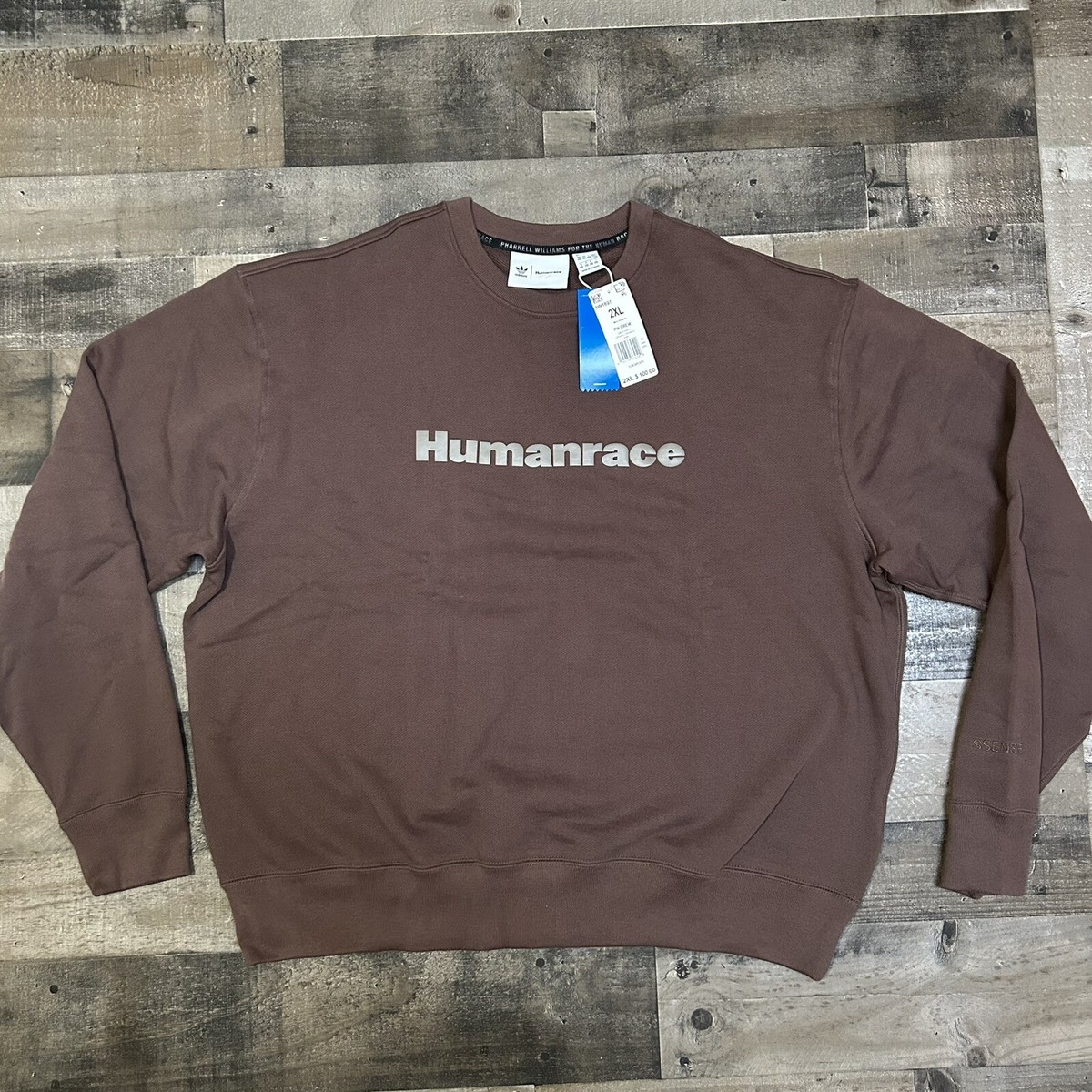 Pharrell Williams Human Race x Adidas Brown Crewneck Pharrell Williams Human Race x Adidas Brown Crewneck