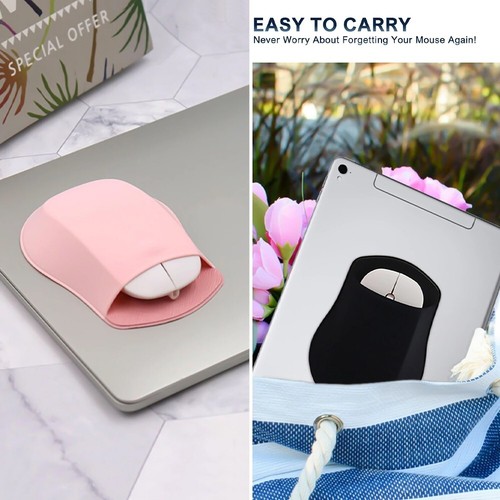 Bolsa de almacenamiento adhesiva para computadora portátil - Organizador adhesivo para mouse y cables - Imagen 16 de 36