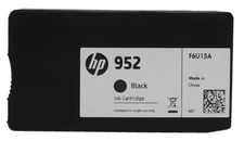HP #952 F6U15A Black Ink Cartridge Genuine