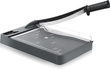 Paper Cutter, Heavy Duty Guillotine Paper Trimmer with Safety Guard and Blade...