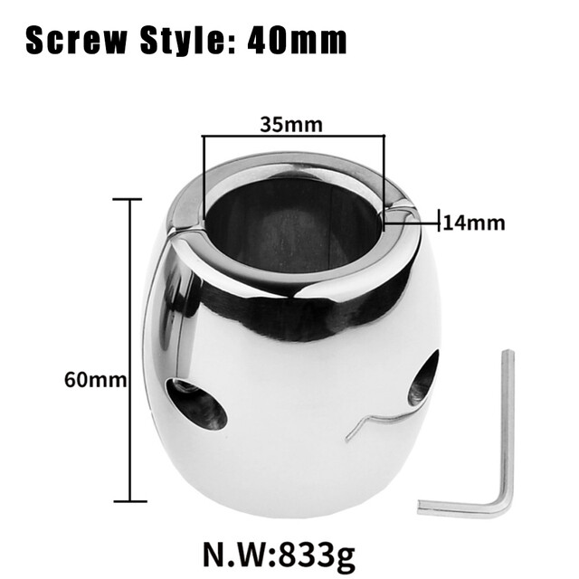 Balls Stretcher Stainless Steel Ball Stretcher Weight For Men - Foto 6