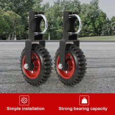 Gate Wheel 6inch Fence Gate Wheels for Metal Tube Gate 360 Degree Rotation