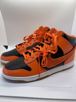 Nike Dunk High Retro University ''Chenille Swoosh''  Orange DR8805-002 Men's 12