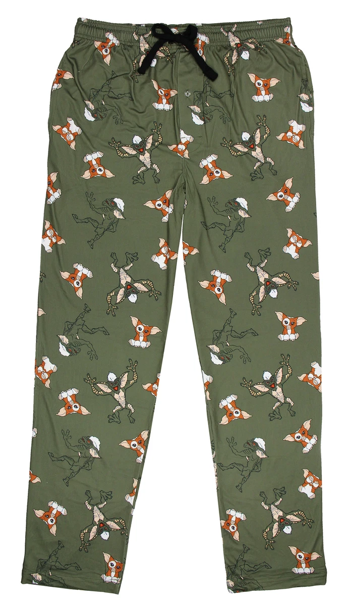 Gremlins Men s Gizmo Gremlin AOP Sleep Pajama Lounge Pants With Pockets