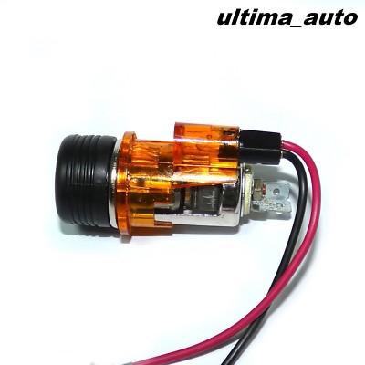 Amber / Orange Cigarette Lighter & Female for Citroen Jumpy Sweater Nemo C1
