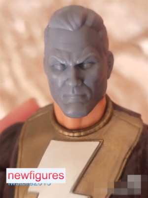 1/6 1/12 1/18 Shazam Calm Head Sculpt For 12'' 6'' Male Action Figure Body Toys