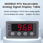 DC 6-25V 40mA 0.56" 4-Digit Digital Display Meter RS485 Modbus-Rtu Analog Signal