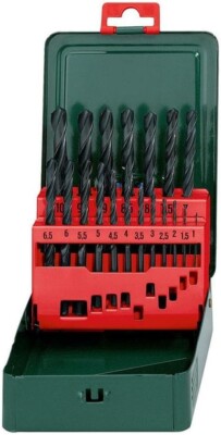 Metabo HSS-R Drill Bit Cartridge - SP, 19-Piece New