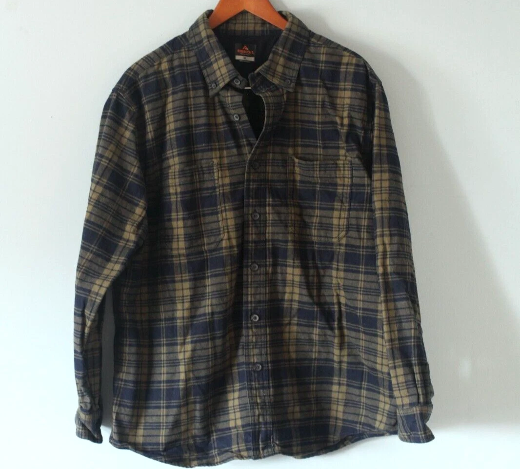Ridgecut Toughwear Green Plaid Shirt Men's XL 100% Cotton Button Flannel Heavy
Opens in a new window