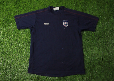 ENGLAND TEAM 2002/2003 FOOTBALL SHIRT JERSEY TRAINING UMBRO
