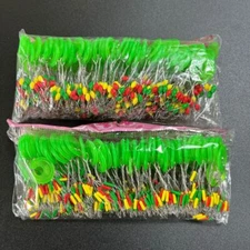 600pcs Float Rubber Stopper Fishing Bobber Stopper Oval Sliding Float Stops US