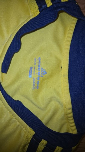 Adidas Columbia 2018 Russia Fifa World Cup Jersey L Yellow Short Sleeve Soccer - Picture 5 of 6