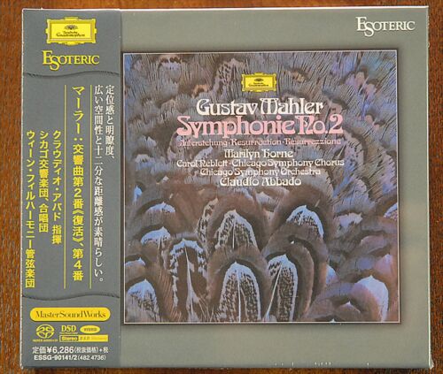 Claudio Abbado Mahler Symphony No.2 & 4 Esoteric ESSG-90141/42 SACD DG NEW F/S - Picture 1 of 2