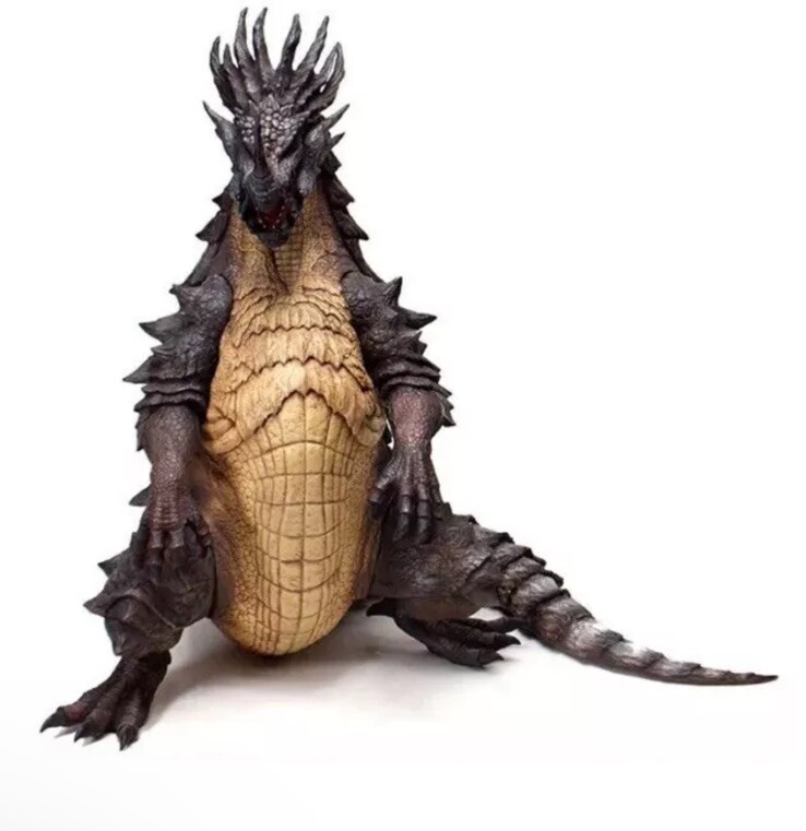 CCP Monster Hunter ラオシャンロン ソフビ フィギュア NIB Monster Hunter x Medicom Lao-Shan Lung Gray Variant