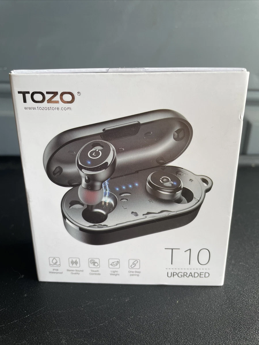 TOZO T10 Bluetooth Wireless Earbuds with Wireless Charging Case