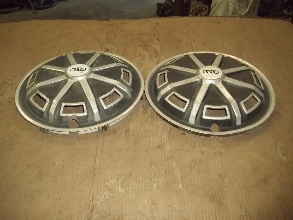 70 71 72 73 奥迪 100 GL 轮毂盖轮辋轮毂盖 14 英寸原始设备制造商二手对 2 50500 — 第 2/4 张图片
