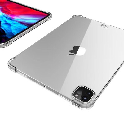 Clear Back Cover For iPad 9th/8th/7th/6th/5th Gen Shockproof TPU Silicon Case US
