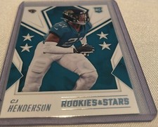 2020 Rookies & Stars Football CJ Henderson Jacksonville Jaguars rookie card #141