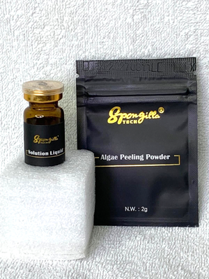 Lot De 6 Sachets Peeling Aux Algues Exfoliant - Soin Visage & Corps Naturel Anti-imperfections