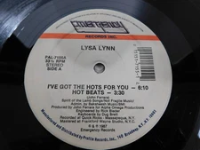 Lysa Lynn – I've Got The Hots For You 12" Single 1987 Electronic Freestyle