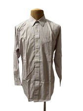 Brooks Brothers Men's Dress Shirt White Blue Orange Size 16 1/2 - 34 Slim Fit