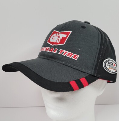 General Tire GT Hat Red Black ARCA Racing Series Adjustable Cap NWOT Menards